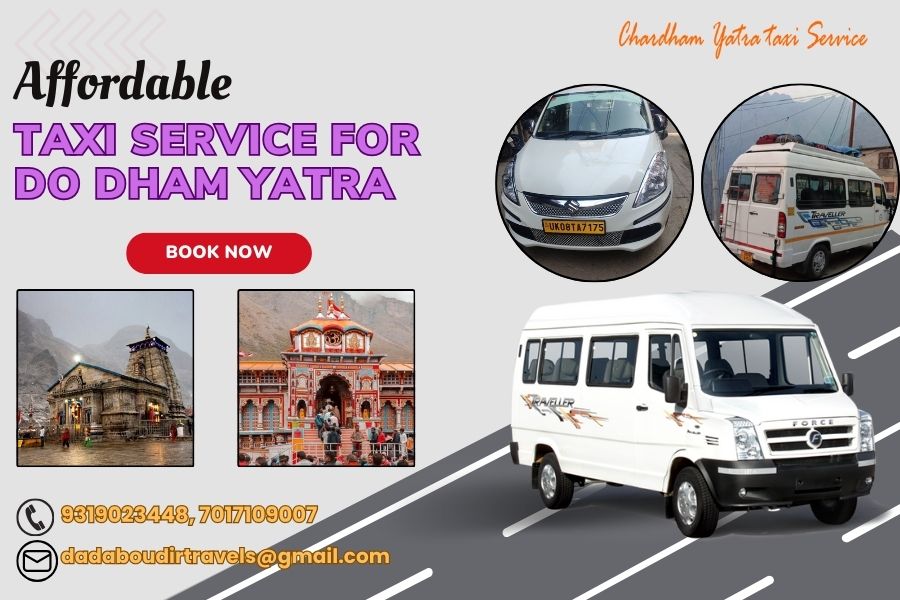 Affordable Taxi Service for Do Dham Yatra Tour